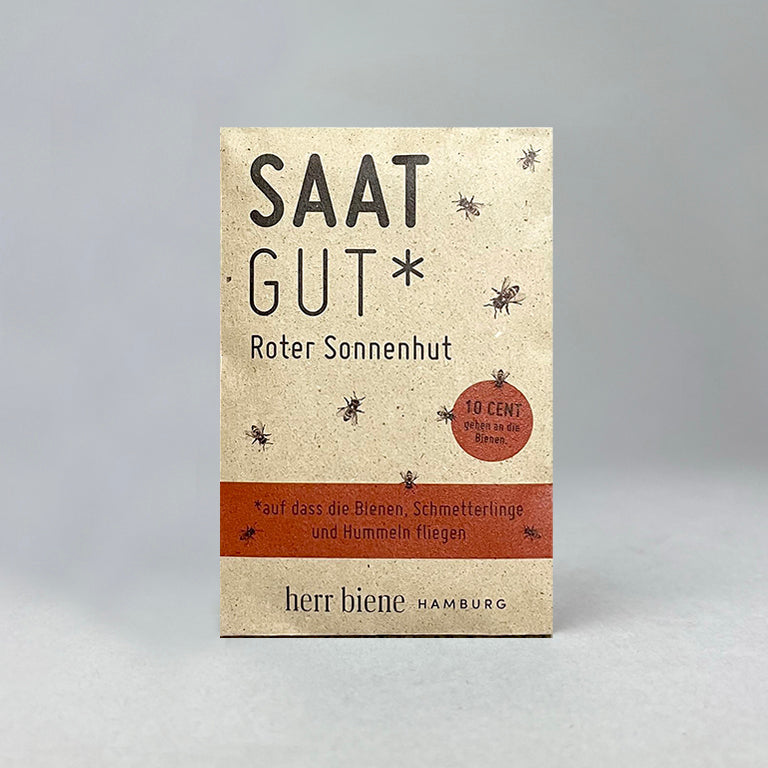 Saatgut Roter Sonnenhut für Bienen und Insekten