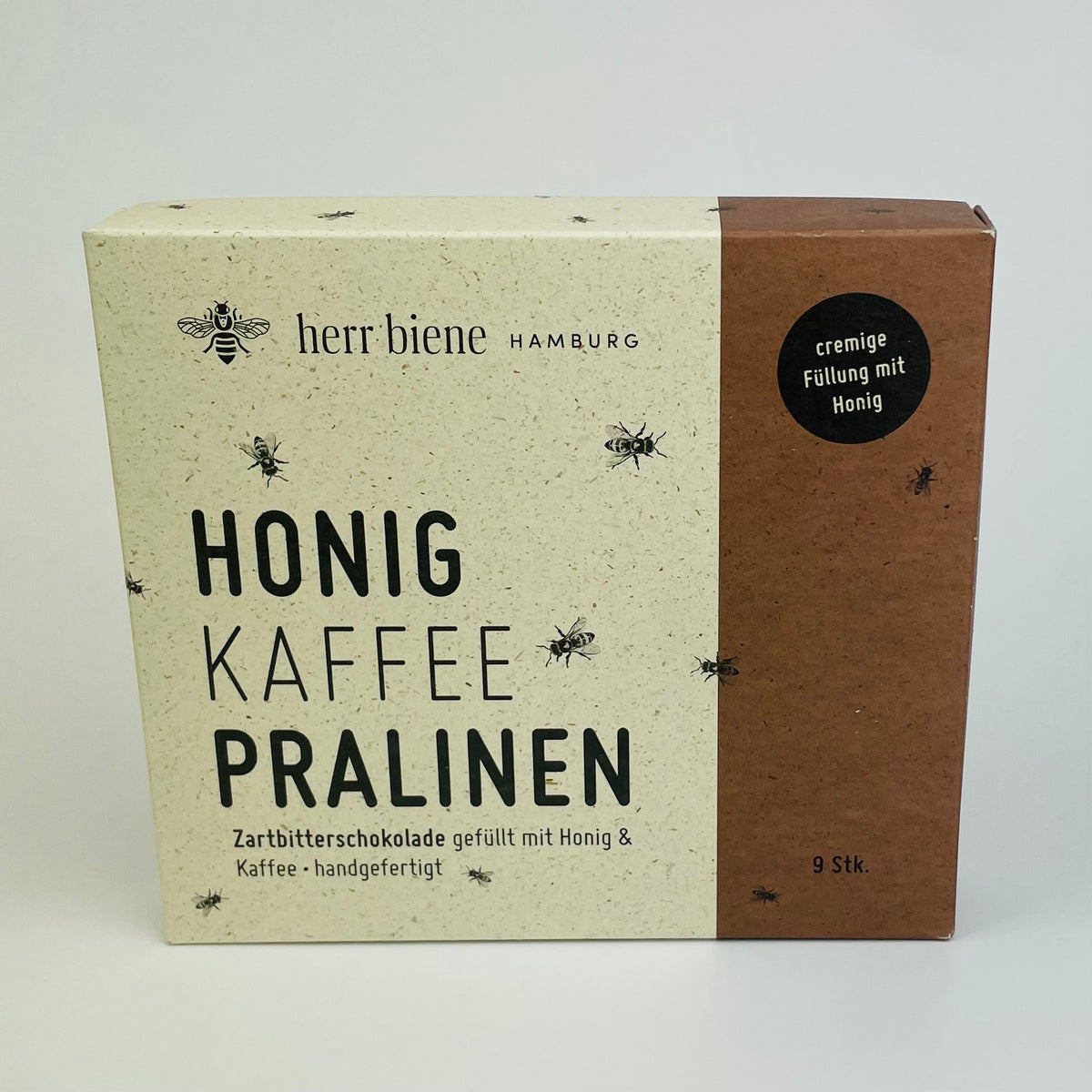Neun Honigpralinen Kaffee in Geschenkverpackung