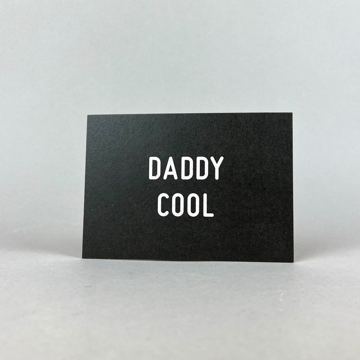 Graspapier Postkarte mit Botschaft Daddy Cool