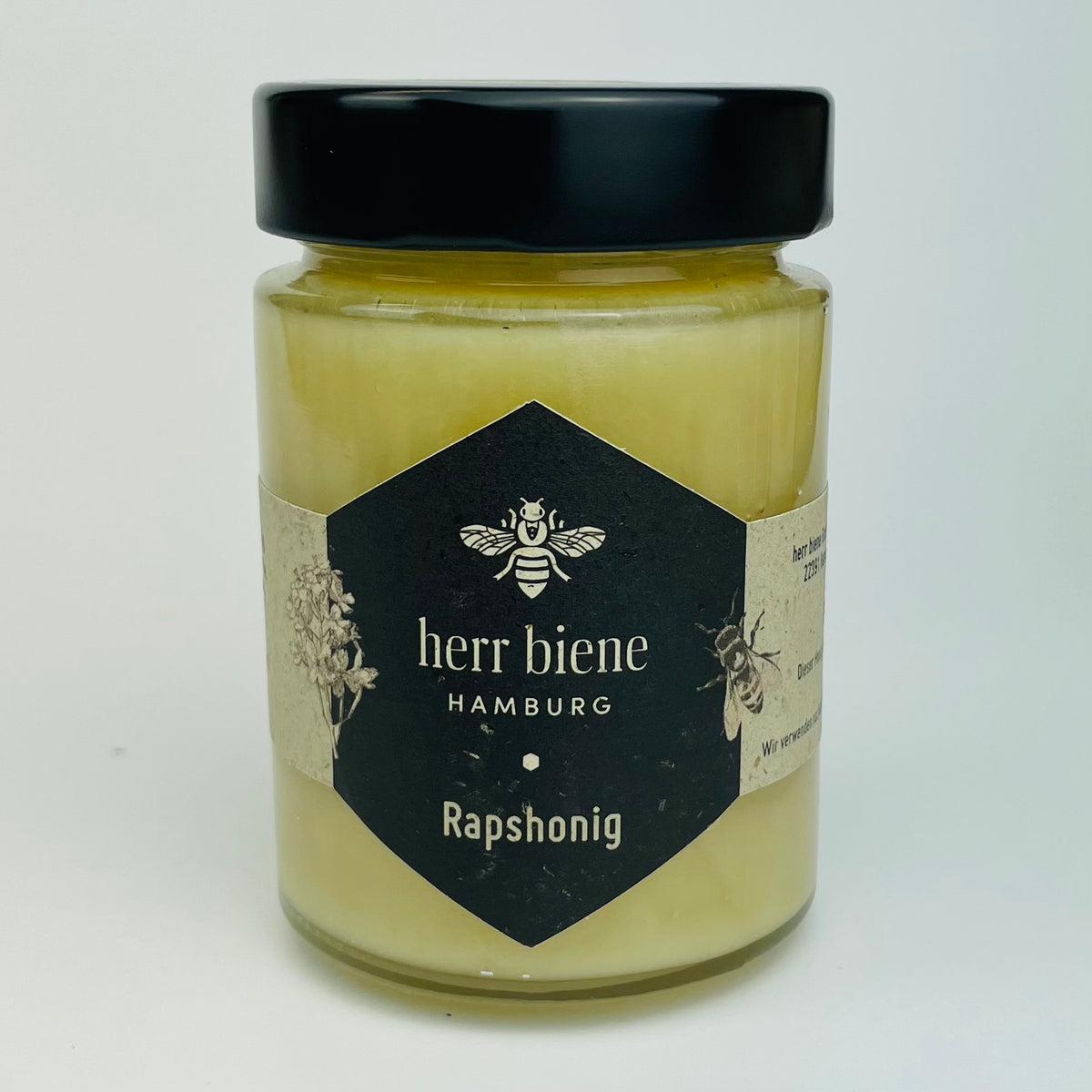 cremiger Rapshonig von herr biene im 250g Glas aus Norddeutschland