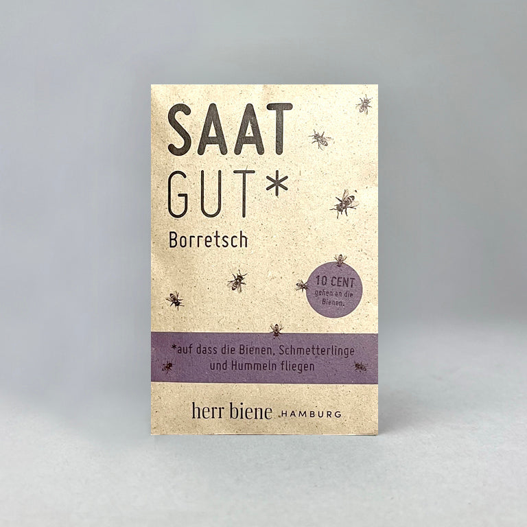 Saatgut Borretsch für Bienen und Insekten