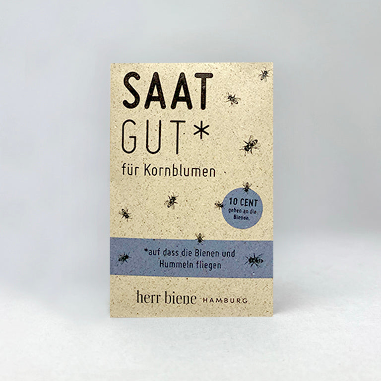 Saatgut Kornblume für Bienen und Insekten